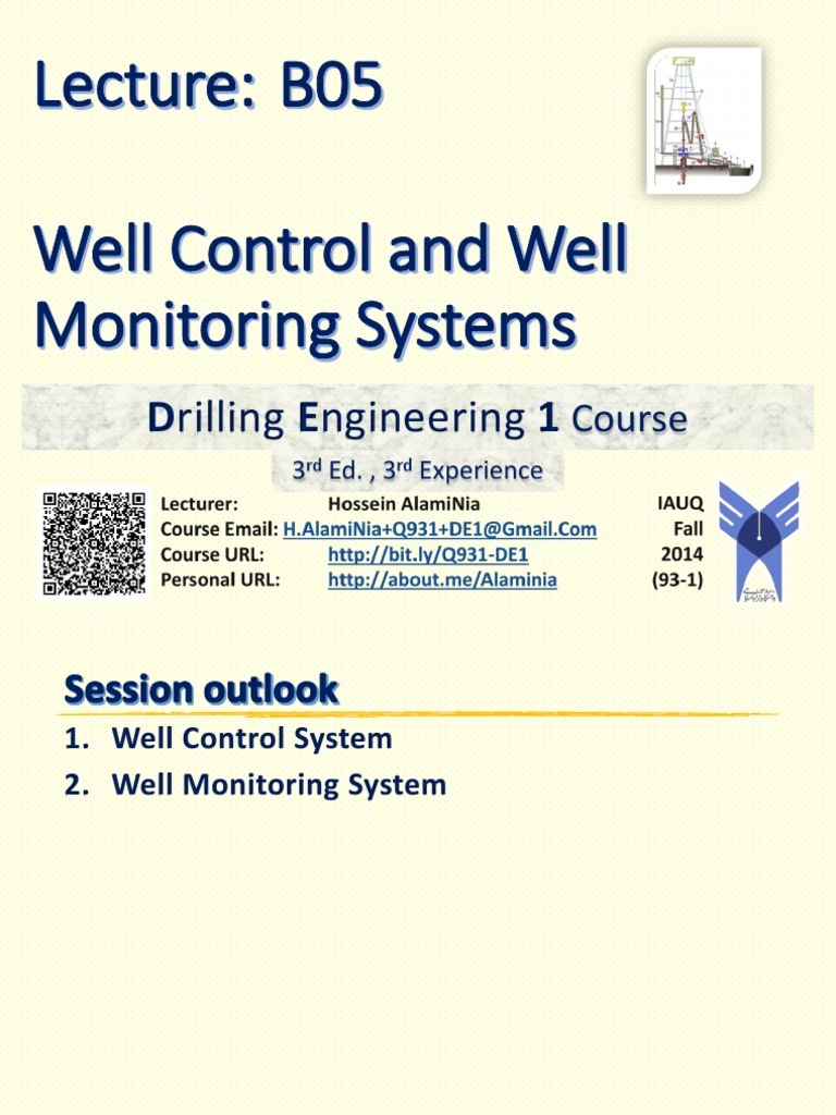 Drilling Engineering: Well Control Systems | PDF | Blowout (Well ...