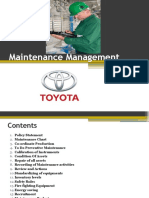 Maintenance Management: Group - 4