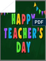Teachers Day Tarp
