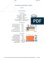 Tank Foundation Ringwall Design - English API 650 Input Parameters