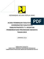 Kerangka Acuan Kerja Pembinaan TFL Dan Korfas (T-1)