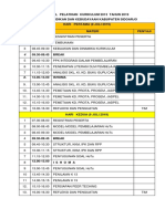 JADWAL Pelatihan K13