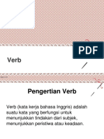 Jenis-jenis Verb dalam Bahasa Inggris
