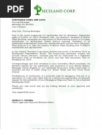 Brgy Assembly Invitation Letter | PDF