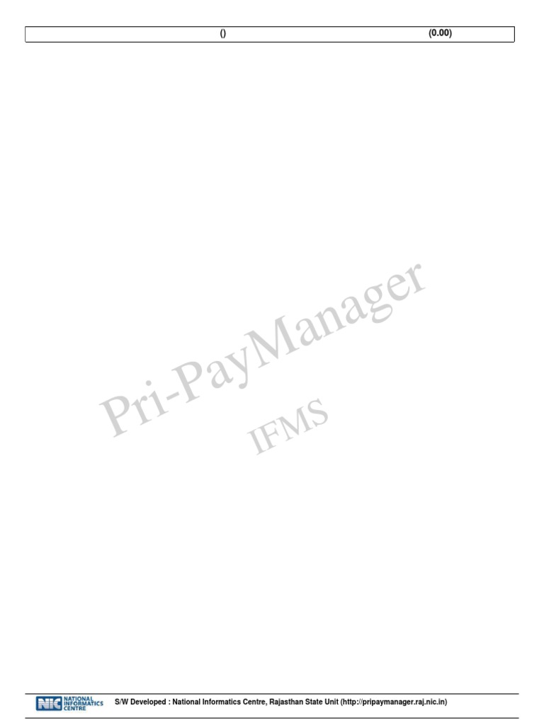Rajasthan PRI Pay Manager Guide | PDF
