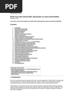 Build Your Own Oracle RAC 10g Cluster On Linux and FireWire