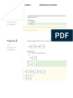 Evaluación Unidad 1 matemáticas aplicada 