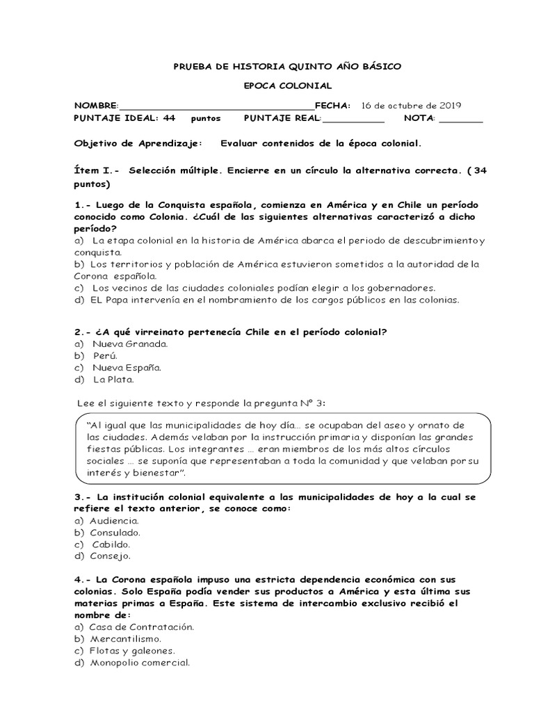 Colonia Quinto PDF Colonialismo Nueva españa