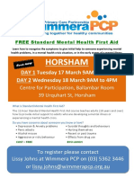 Mental Health First Aid Training Wimmera PCP