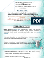 Does Orthodontic Debonding Leads To Tooth Sensitivity? Comparison of Teeth With or Without Visible Microcracks