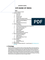 State Bank of India: Strategy