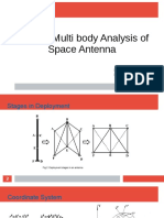 Flexible Multi body Analysis of Space Antenna Deployment Stages