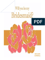 Bridesmaid Card