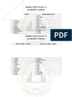 Jadwal Piket Kelas I