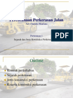 Sejarah Dan Jenis Perkerasan Jalan