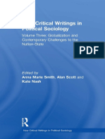 Alan Scott - New Critical Writings in Political Sociology Volume Three - Globalization and Contemporary Challenges To The Nation-State (2009, Ashgate - Routledge) PDF