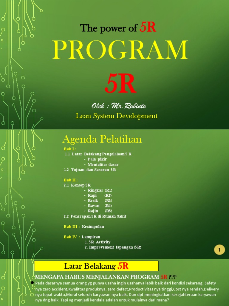 Kesimpulan dan Penerapan 5R | PDF