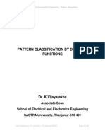 PATTERN CLASSIFICATION BY DISTANCE FUNCTIONS BY Dr. K.Vijayarekha