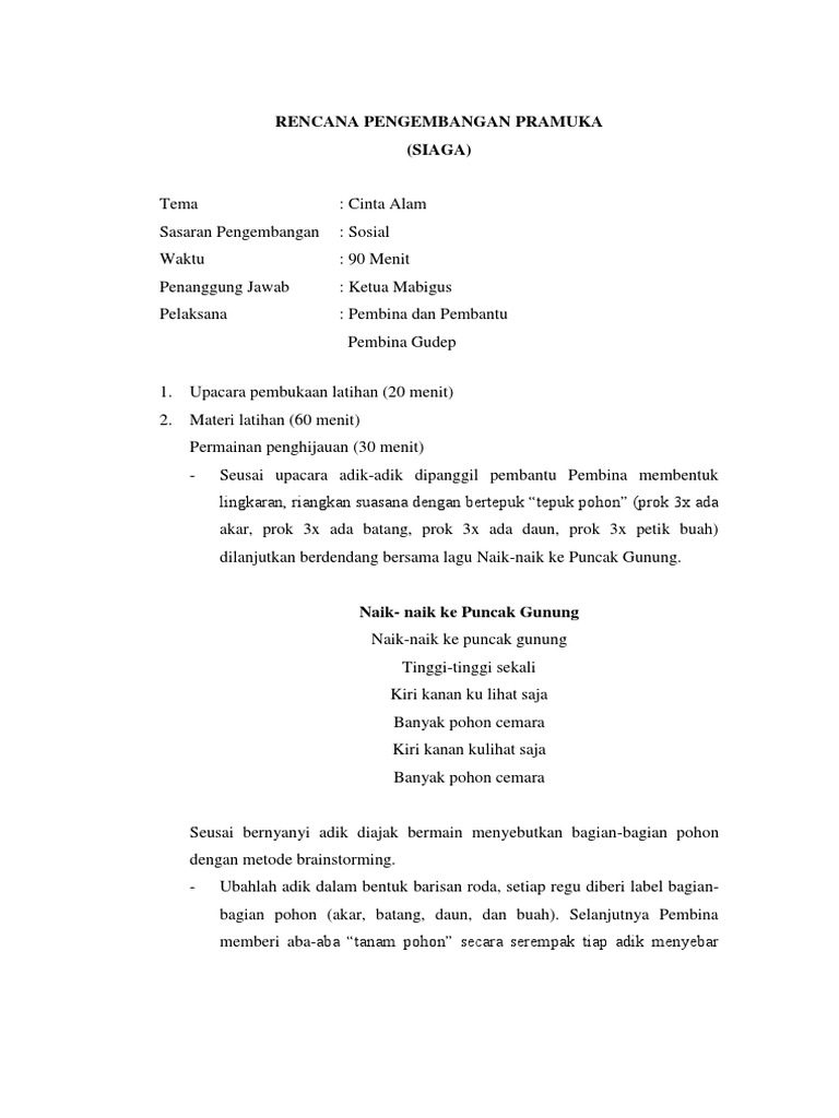 Rpp Pramuka Siaga