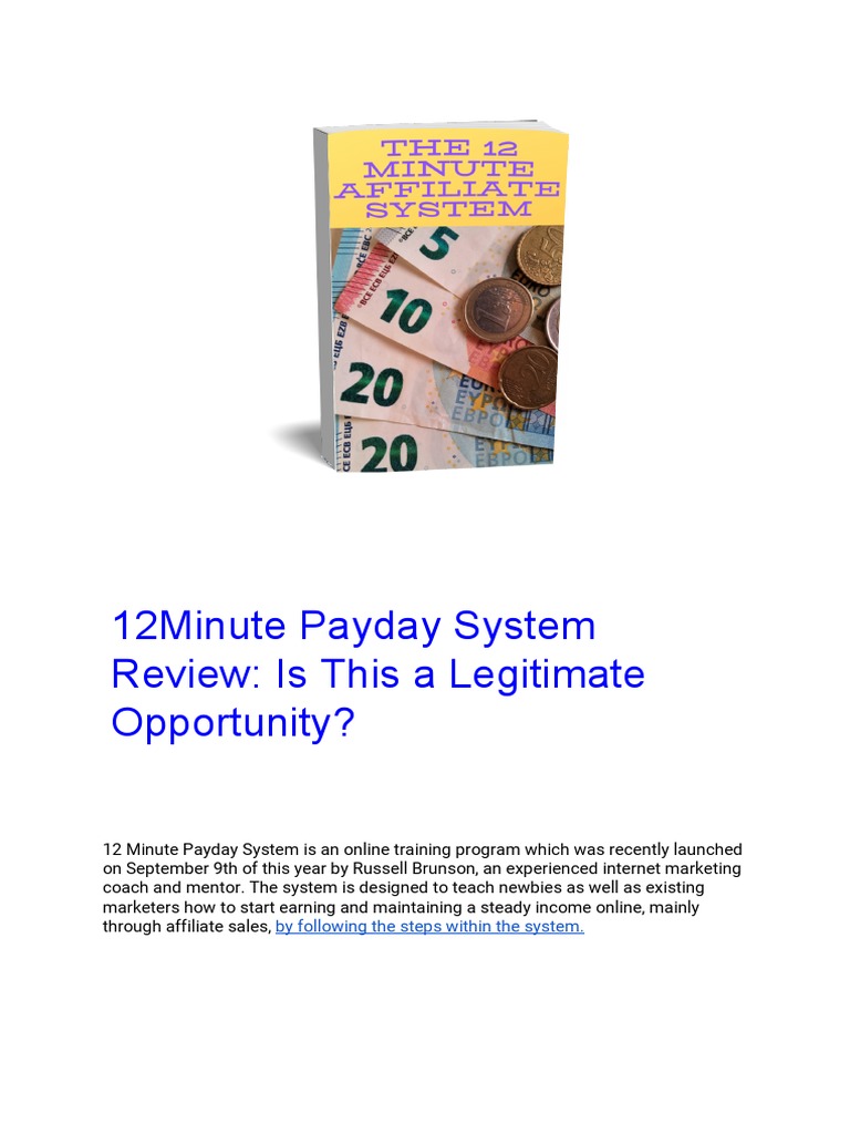 12-Minute Affiliate Review - Fast Action Bonuses