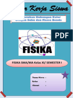 Lembar Kerja Siswa: Fisika Sma/Ma Kelas Xi/ Semester I