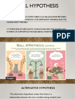 Null Hypothesis