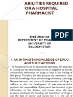 1-A Role - Abilities of A Pharmacist