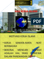 Motivasi Kerja Islami