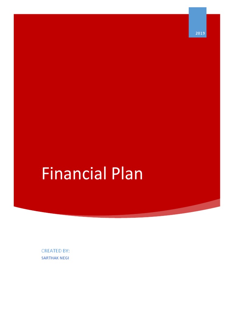 Financial Plan: Created by | PDF | Insurance | Expense