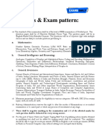 GDCE Syllabus Exam Pattern PDF