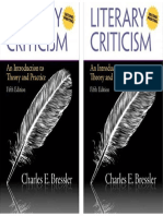 Literary Criticism An Introduction To Theory and Practice
