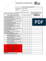 Earthquake Evaluation Form