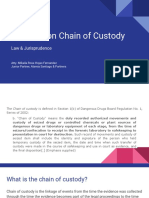 The Rule On Chain of Custody: Law & Jurisprudence