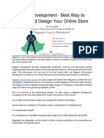 Magento Development - Best Way To Develop and Design Your Online Store