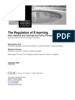 Regulation of E-Learning