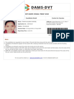 Admit Card PDF