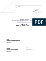 PS 00 Elaborare Proceduri Formalizate Ed Iii Model