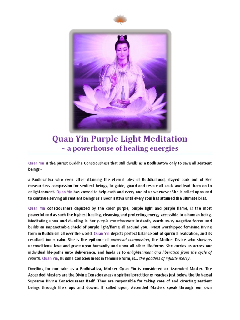 Kuan Yin Healing Mantras