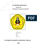 Makalah Proses Pemurnian Logam Alumunium 1