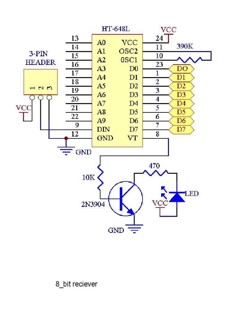 8-Bit Receiver Overview | PDF