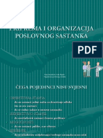 Organizacija Poslovnog Sastanka