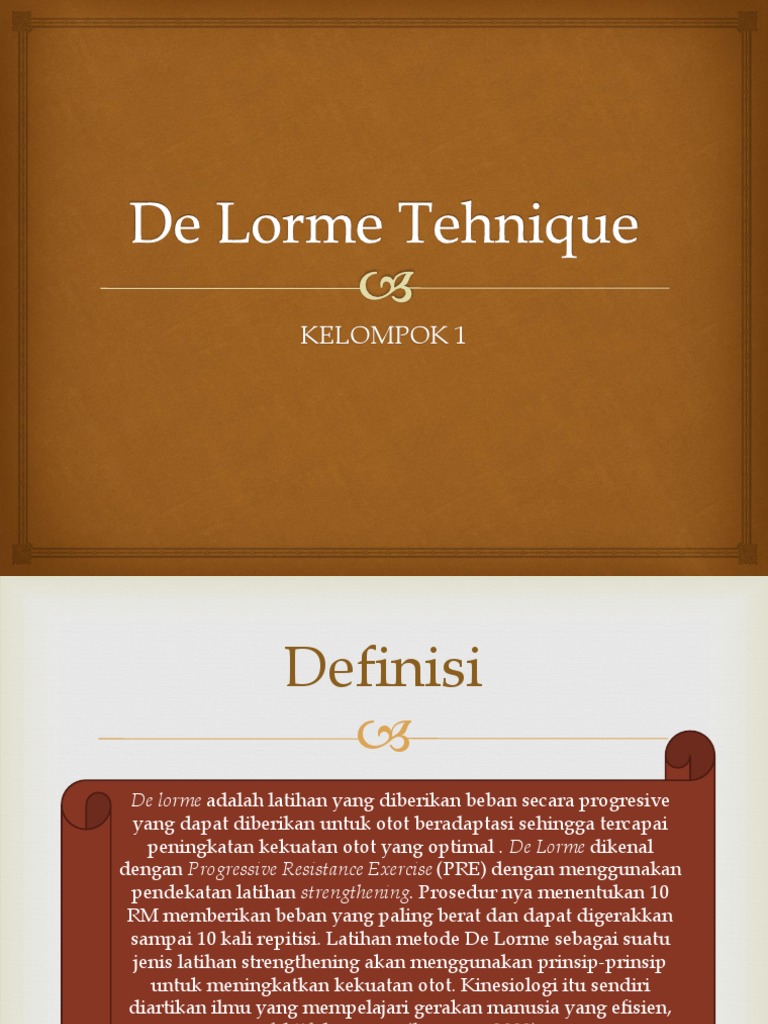De Lorme Tehnique | PDF