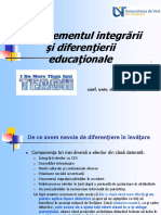 Proiectarea Activitatilor Diferentiate