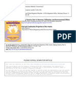 Fuel and Combustion Properties of Bio-Wastes