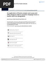 An Application of Pareto Analysis and Cause-And-Effect Diagram (CED) To Examine Stoppage Losses: A Textile Case From Bangladesh