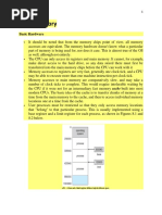 Main Memory: Basic Hardware