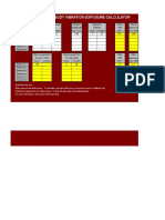 Whole Body Vibration Calculation