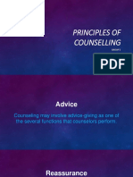 PRINCIPLES OF COUNSELLING GROUP 5