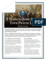 8 Ways To Jumpstart Your Prayer Life:-Mathew Leonard