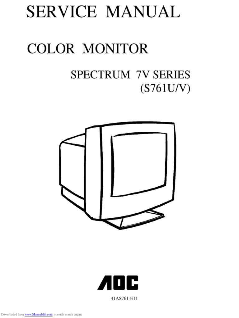 Spectrum 7V Series Monitor Manual | PDF | Detector (Radio) | Electronic ...